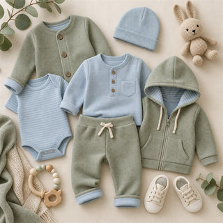 Conjuntos bebé niño — colección Mundo Candy Colors, ropa infantil y de bebé
