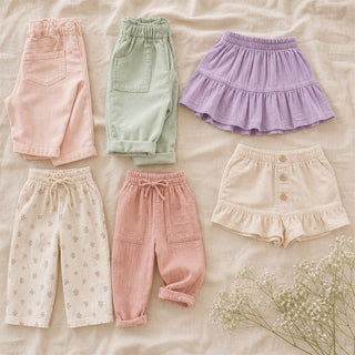 Prendas inferiores niñas — colección Mundo Candy Colors, ropa infantil y de bebé
