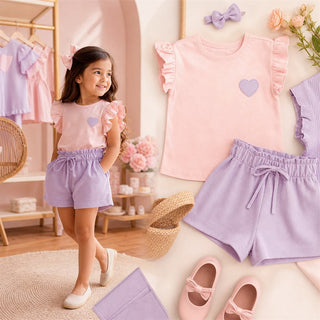 Conjuntos niñas — colección Mundo Candy Colors, ropa infantil y de bebé
