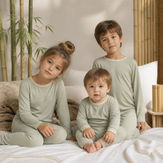 Pijamas de bambú — colección Mundo Candy Colors, ropa infantil y de bebé
