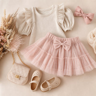 Conjuntos de faldas — colección Mundo Candy Colors, ropa infantil y de bebé