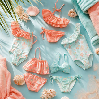 Trajes de baño — colección Mundo Candy Colors, ropa infantil y de bebé